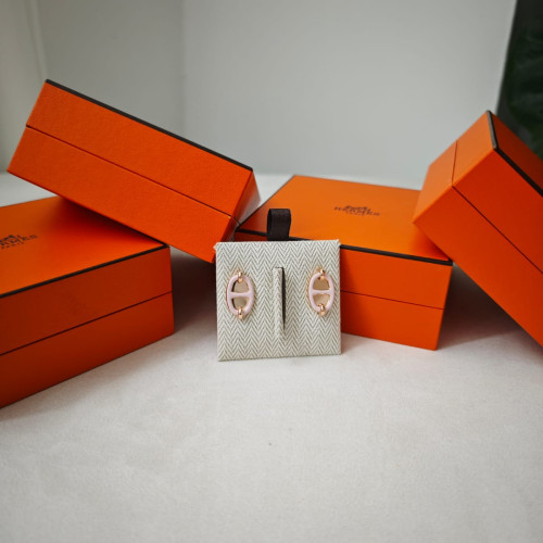 Hermes Mini Maillon Earrings