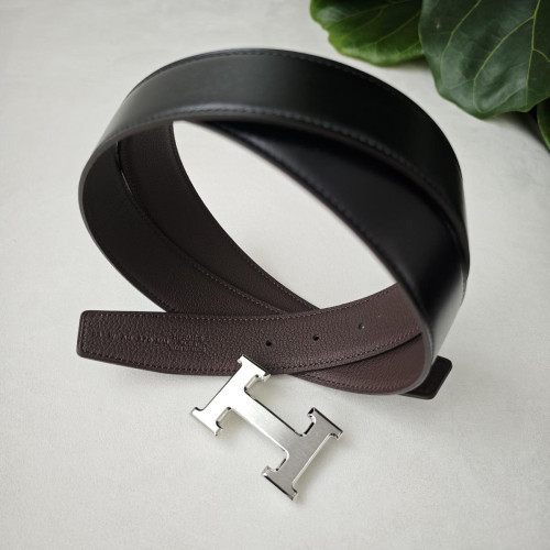 Hermes H Belt Buckle & Reversible Leather Strap 32 mm