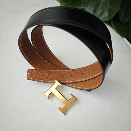 Hermes H Belt Buckle & Reversible Leather Strap 32 mm