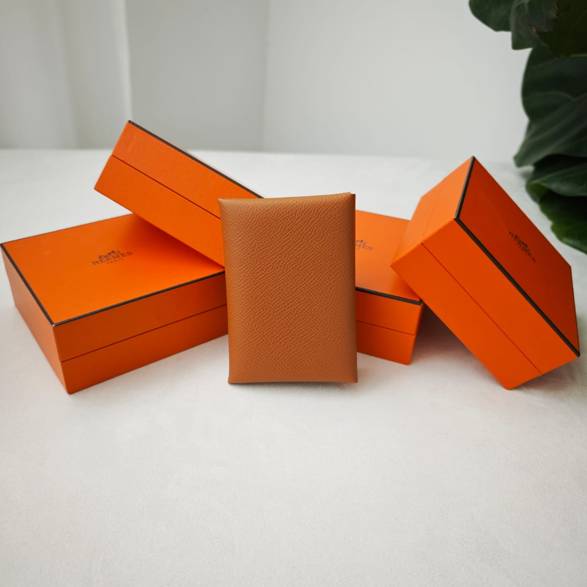 Hermes Calvi Duo Card Holder