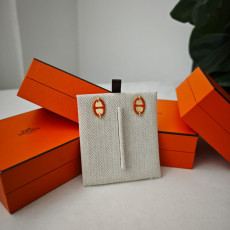 Hermes Mini Maillon Earrings