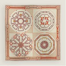 Hermes Effet Kaleidoscope Shawl 140