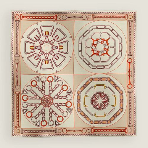 Hermes Effet Kaleidoscope Shawl 140