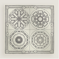 Hermes Effet Kaleidoscope Shawl 140