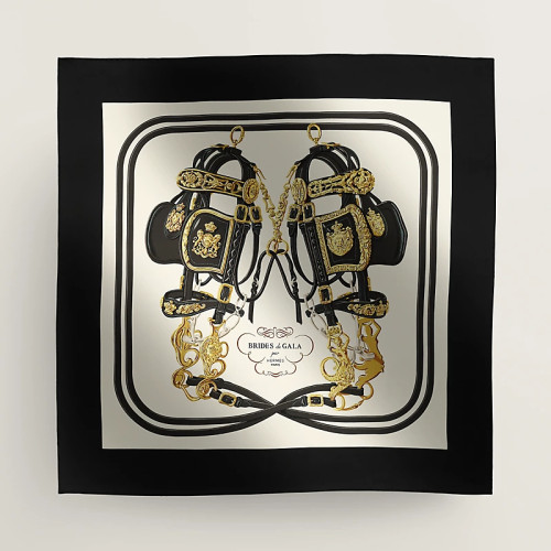 Hermes Brides de Gala Forever Scarf 90